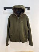 Schott Green Heavy Zipup Hoodie - Size L