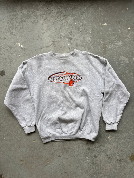 Y2k Puma Cleveland browns crewneck - Sz L