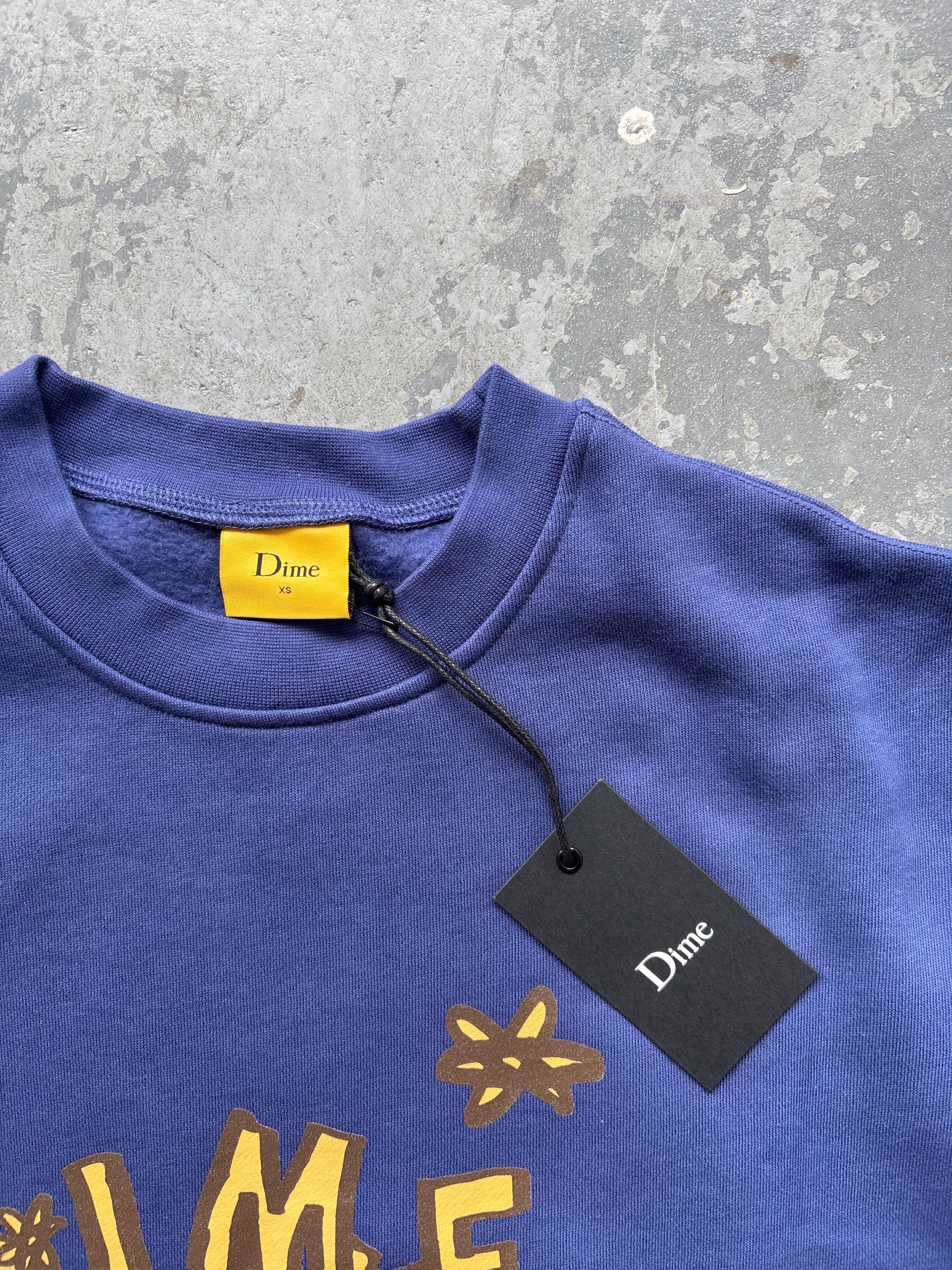 Dime MTL ISO Navy Crewneck - Sz XS