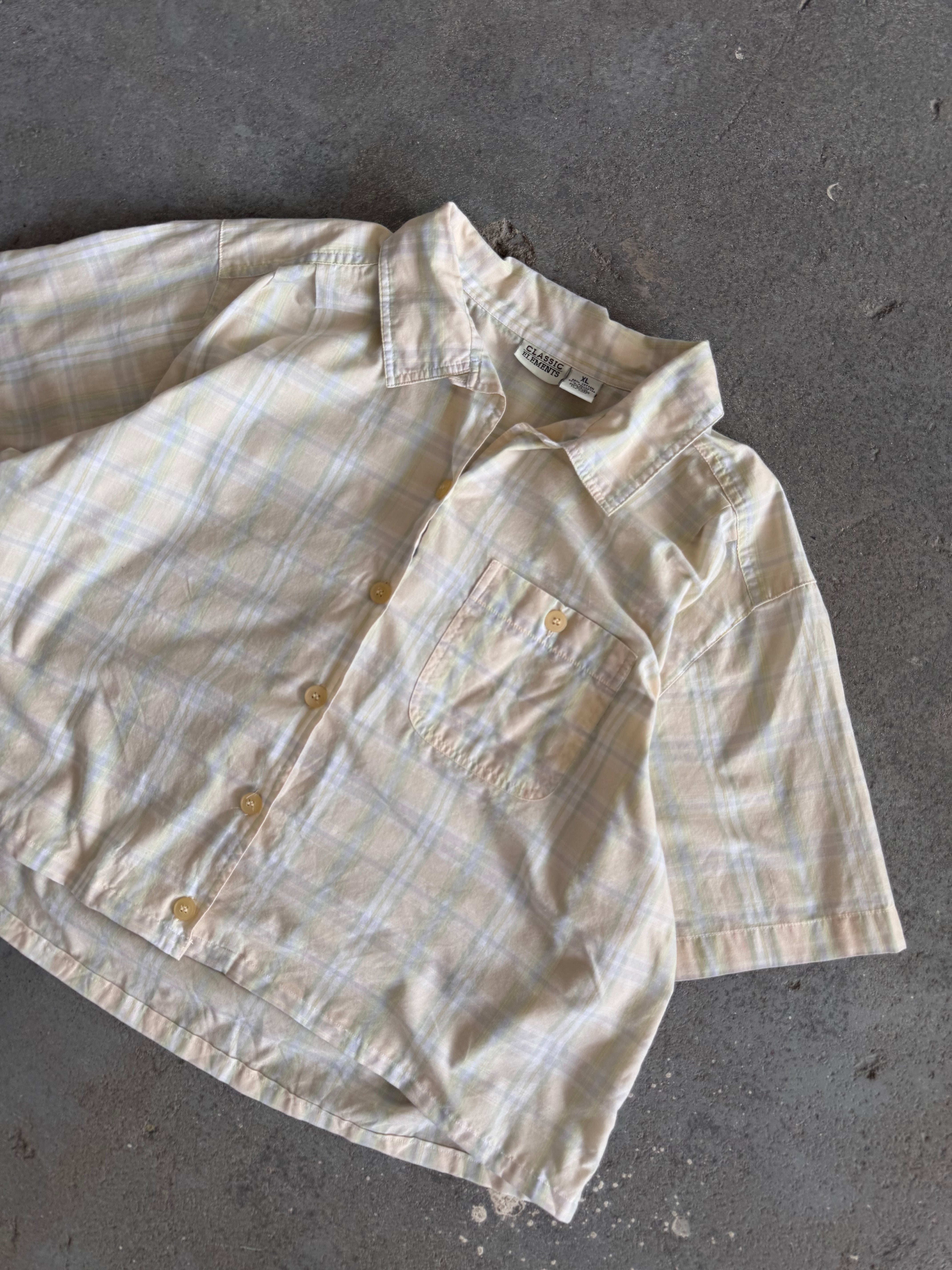 Classic Elements Crop shirt - Sz XL