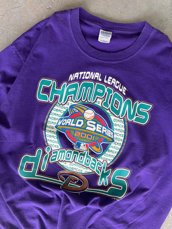 2001 National League Champions Diamondbacks tee- Sz XL