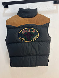 90s Hors La Loi Black Puffer Vest - Size S