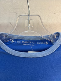 Lil Chrome Hearts Baby Blue Baseball Longsleeve - Size 12M