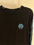 Lil Chrome Hearts BBlue/Black Longsleeve - Fit 4T