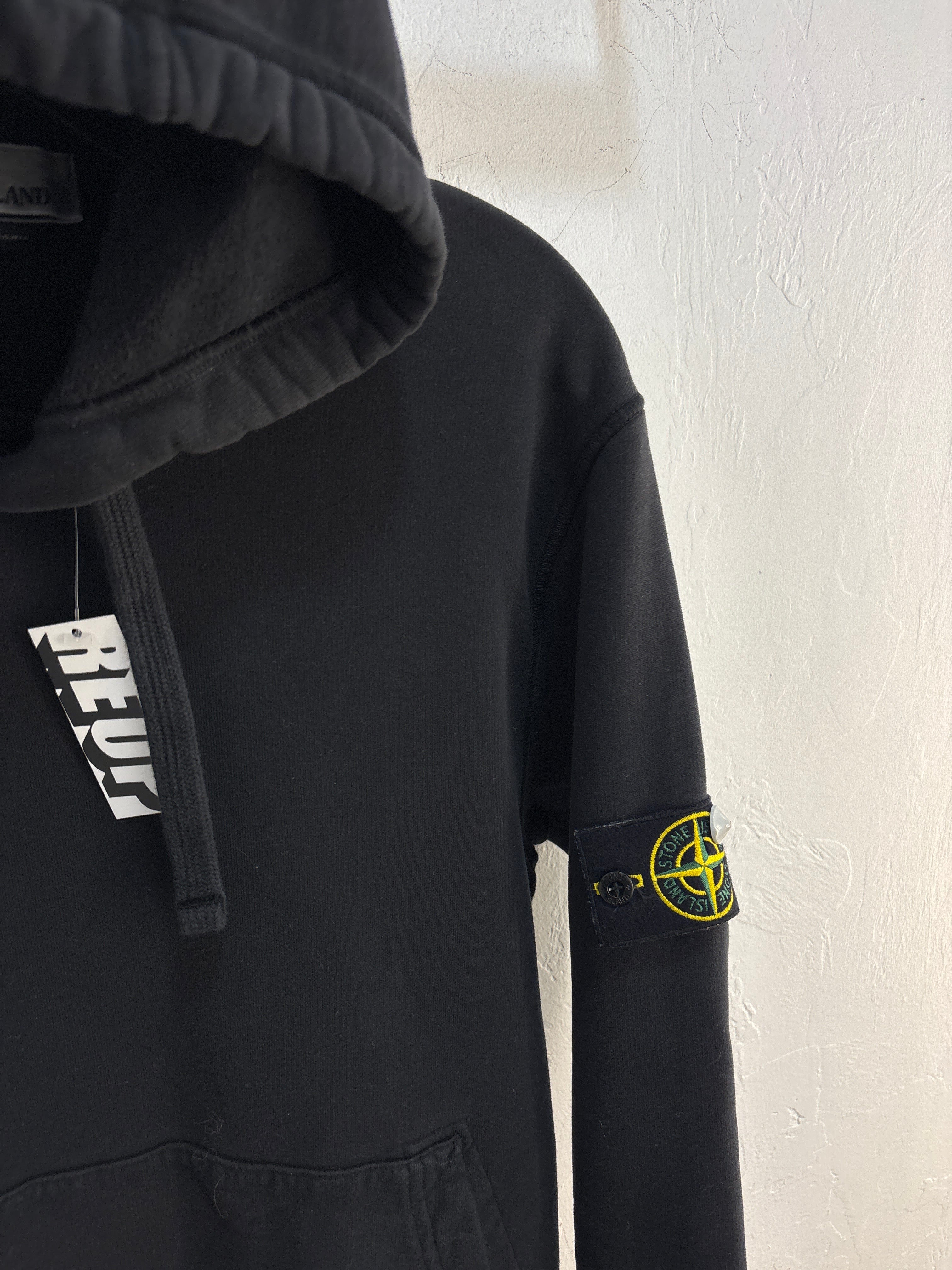 Stone Island Black Hoodie - Fit M