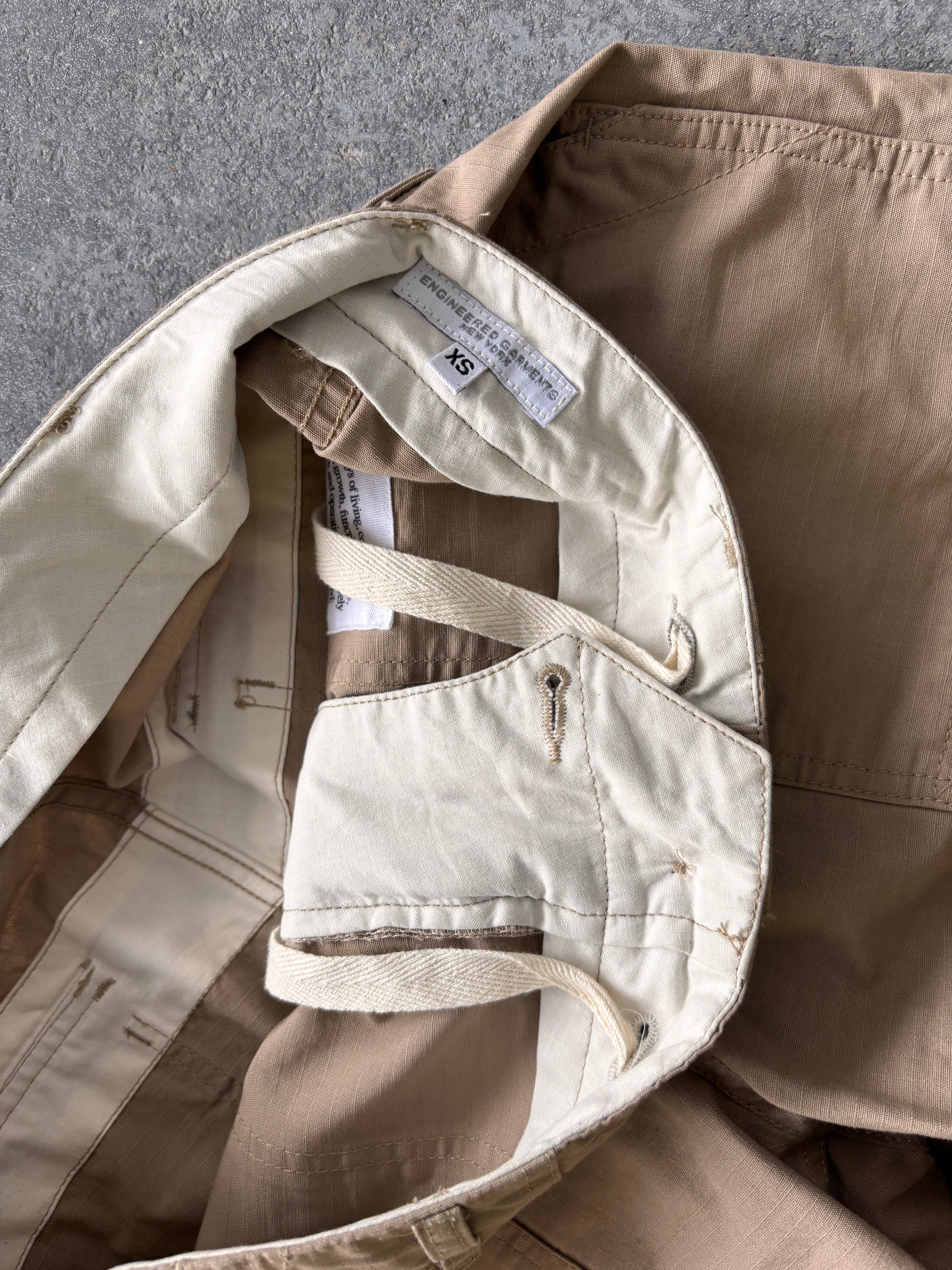 Engineered Garments New york Khaki short - Sz XS