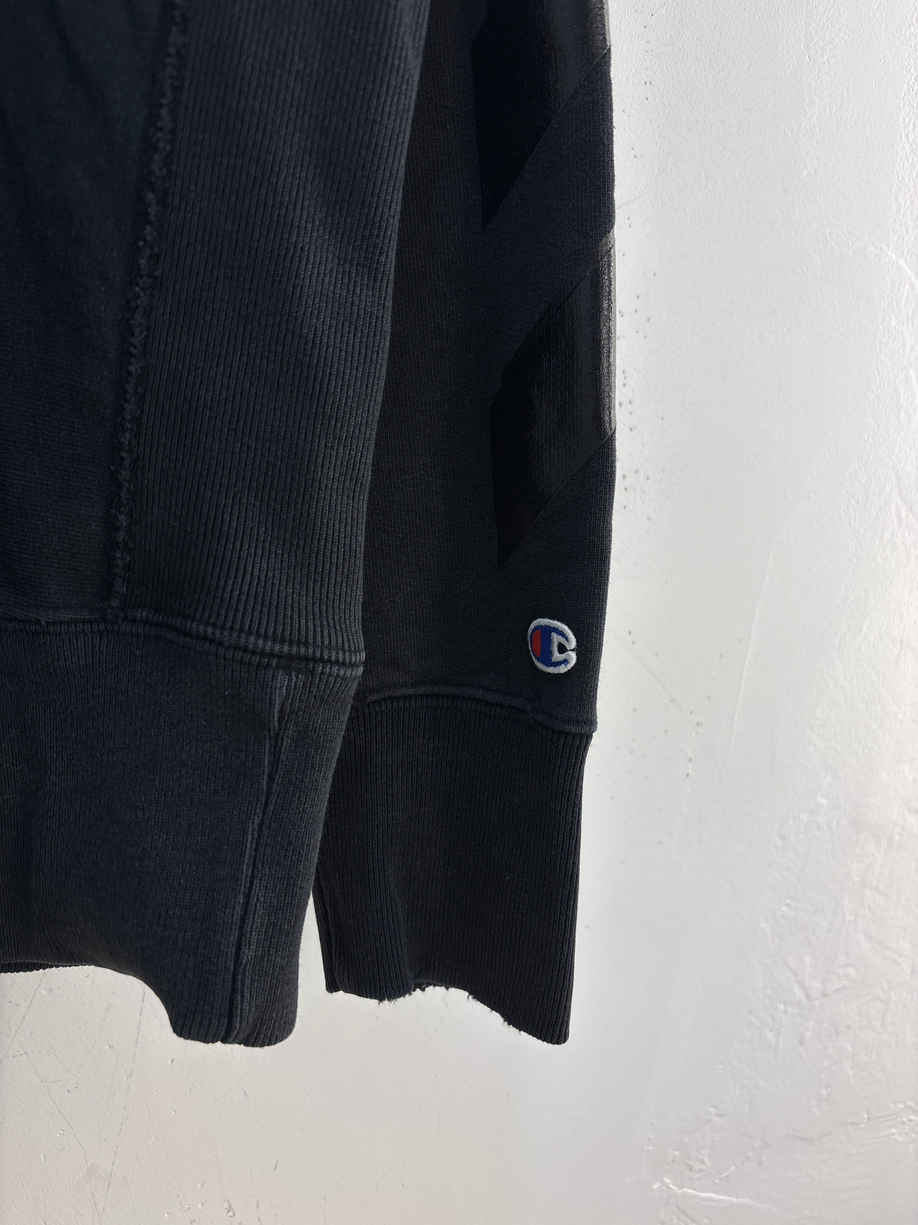 OffWhite x Champion Black Hoodie - Size L