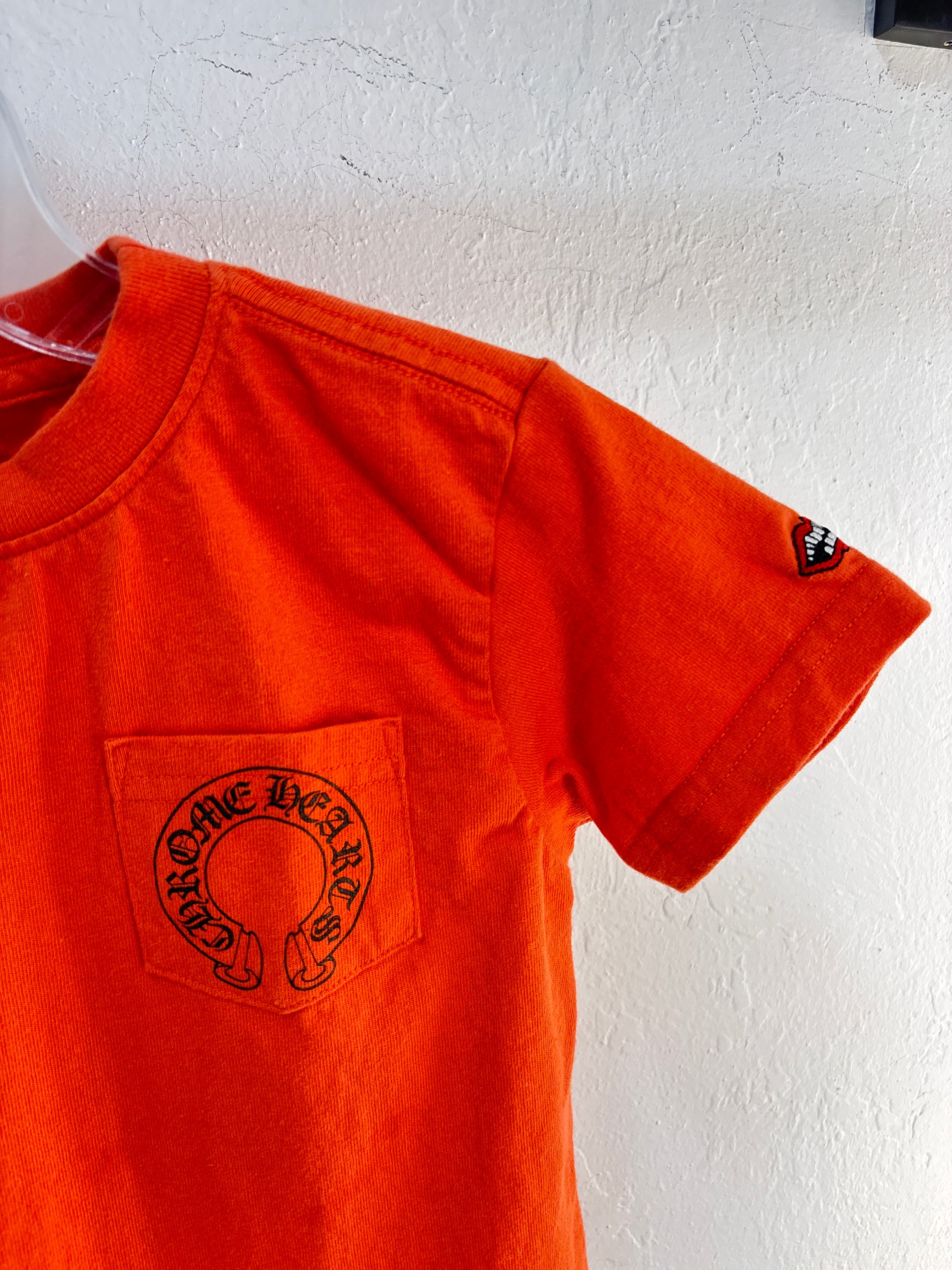 Lil Chrome Hearts X Matty Boy Orange Tshirt - Size 4T
