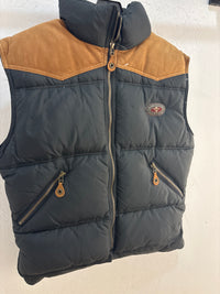 90s Hors La Loi Black Puffer Vest - Size S