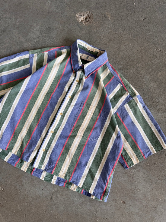 River Trade Cropped Shirt - Sz XL