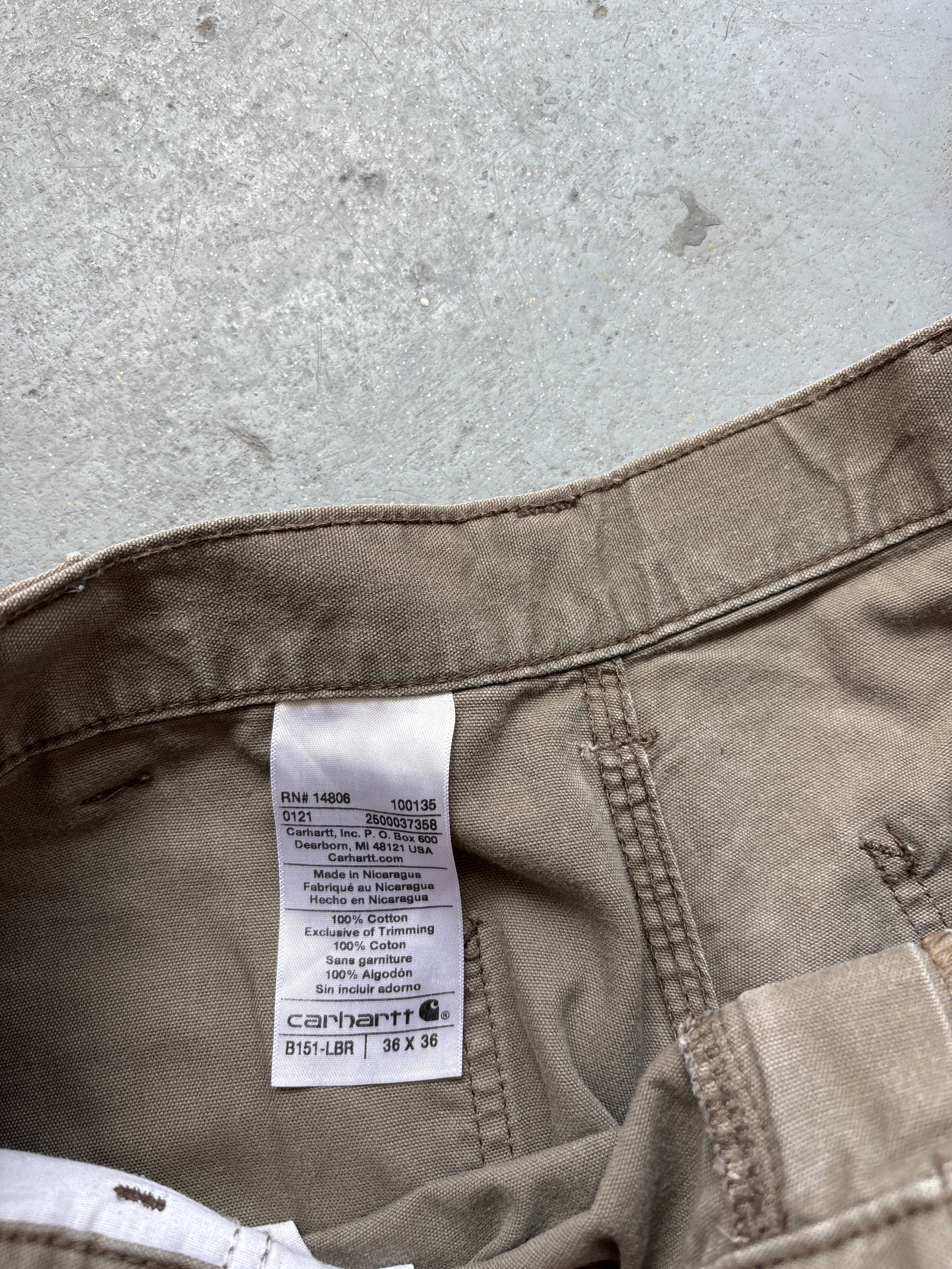 Carhartt Khaki carpenter - Sz 36x36