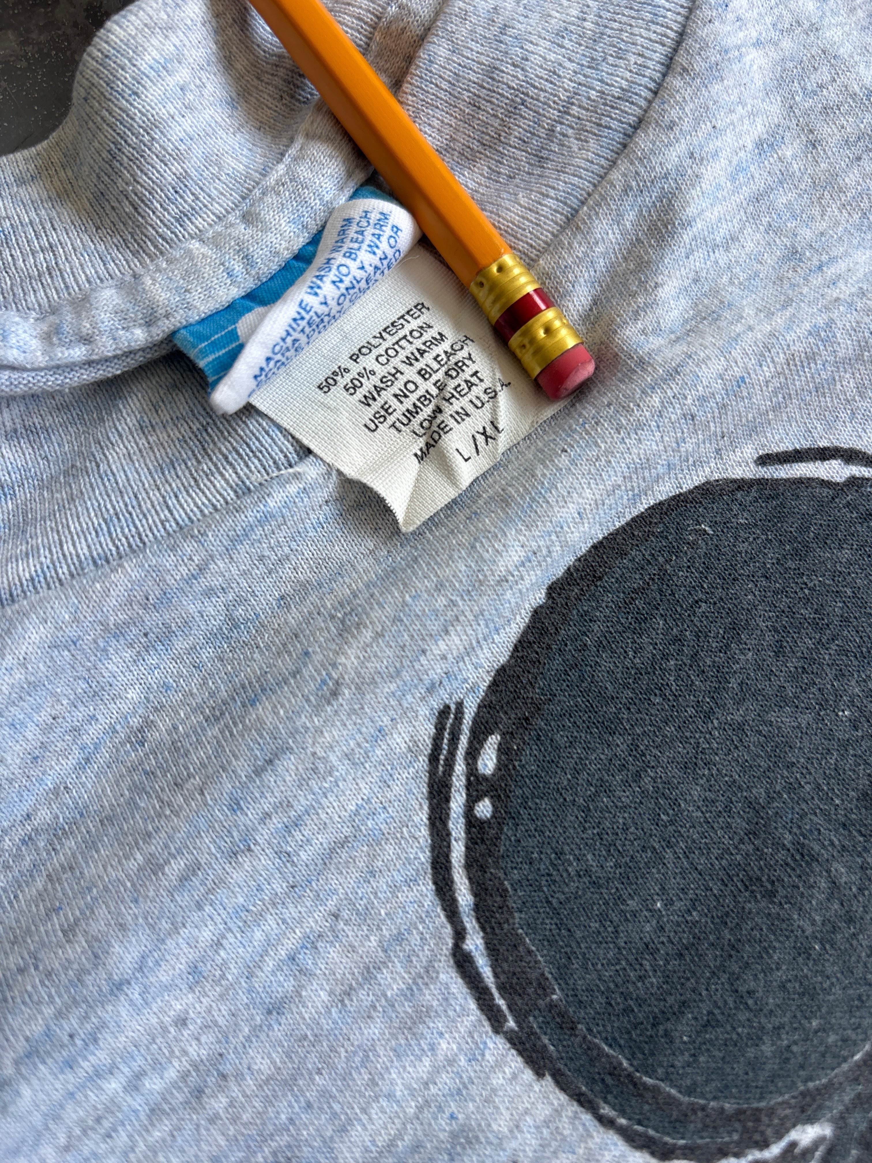 90' Mickey Ash blue tee- Sz L/XL