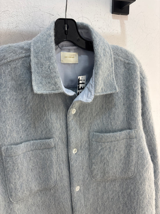Aime Leon Dore Blue Alpaca Over Shirt - Size L