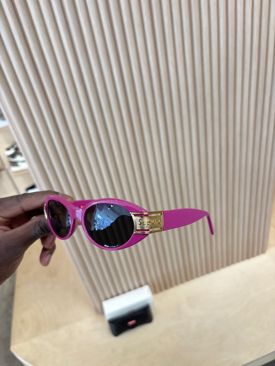 New Supreme Plaza Pink Sunglasses