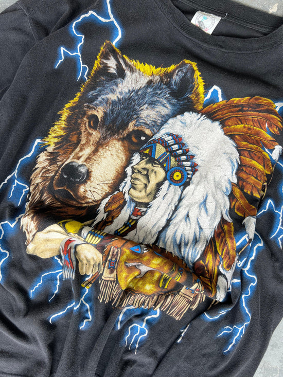 90s USA Thunder Chief tee - Sz XL