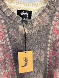 NEW Stussy Wool/Alpaca V-Neck Sweater - S
