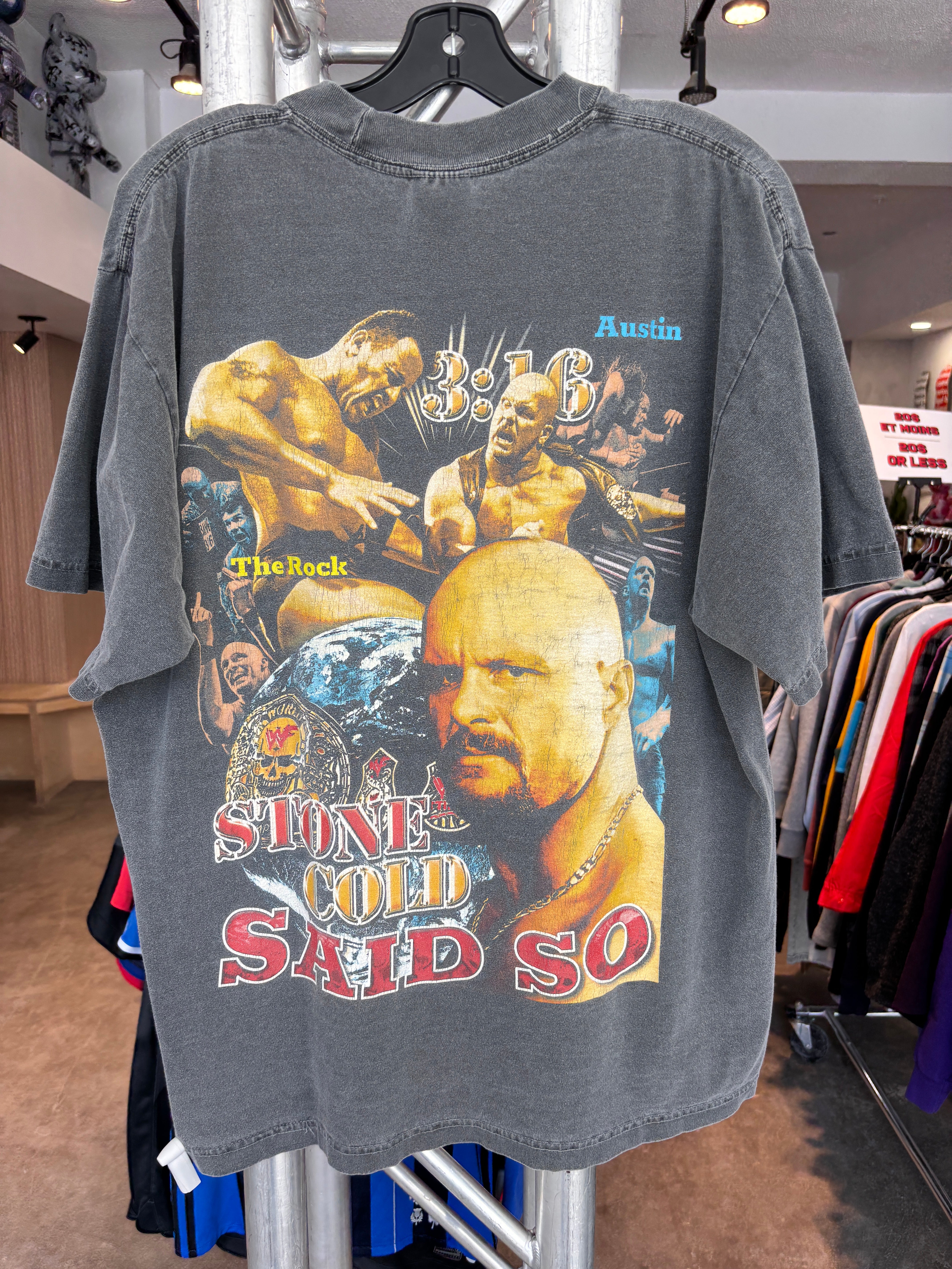 Stone Cold tee Bootleg - Size L