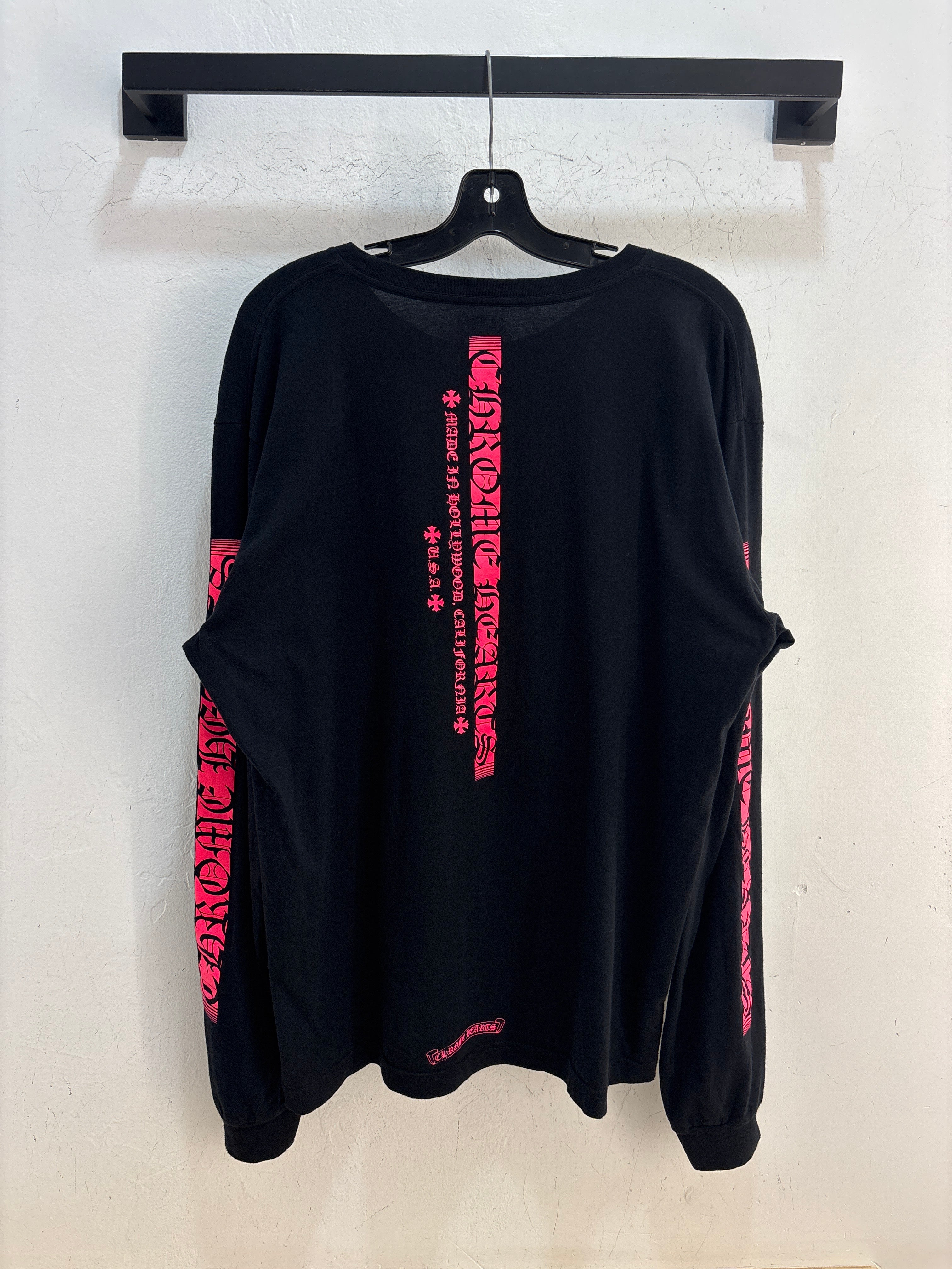 Chrome Hearts Made in Holllywood Pink Longsleeve- Size XL