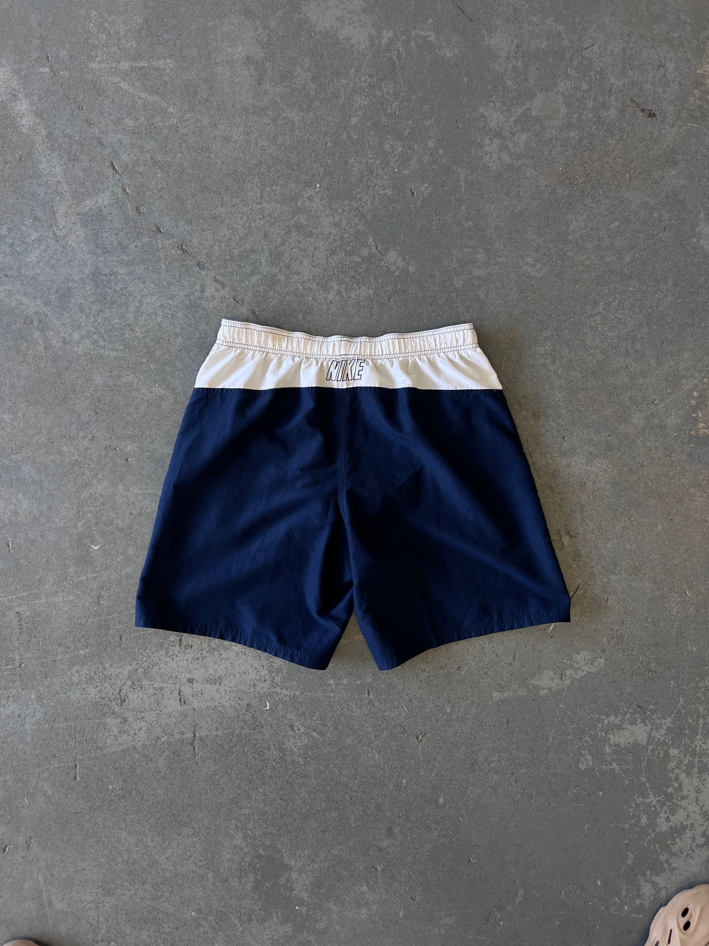 90s Navy Nike Sweatshort- Sz L