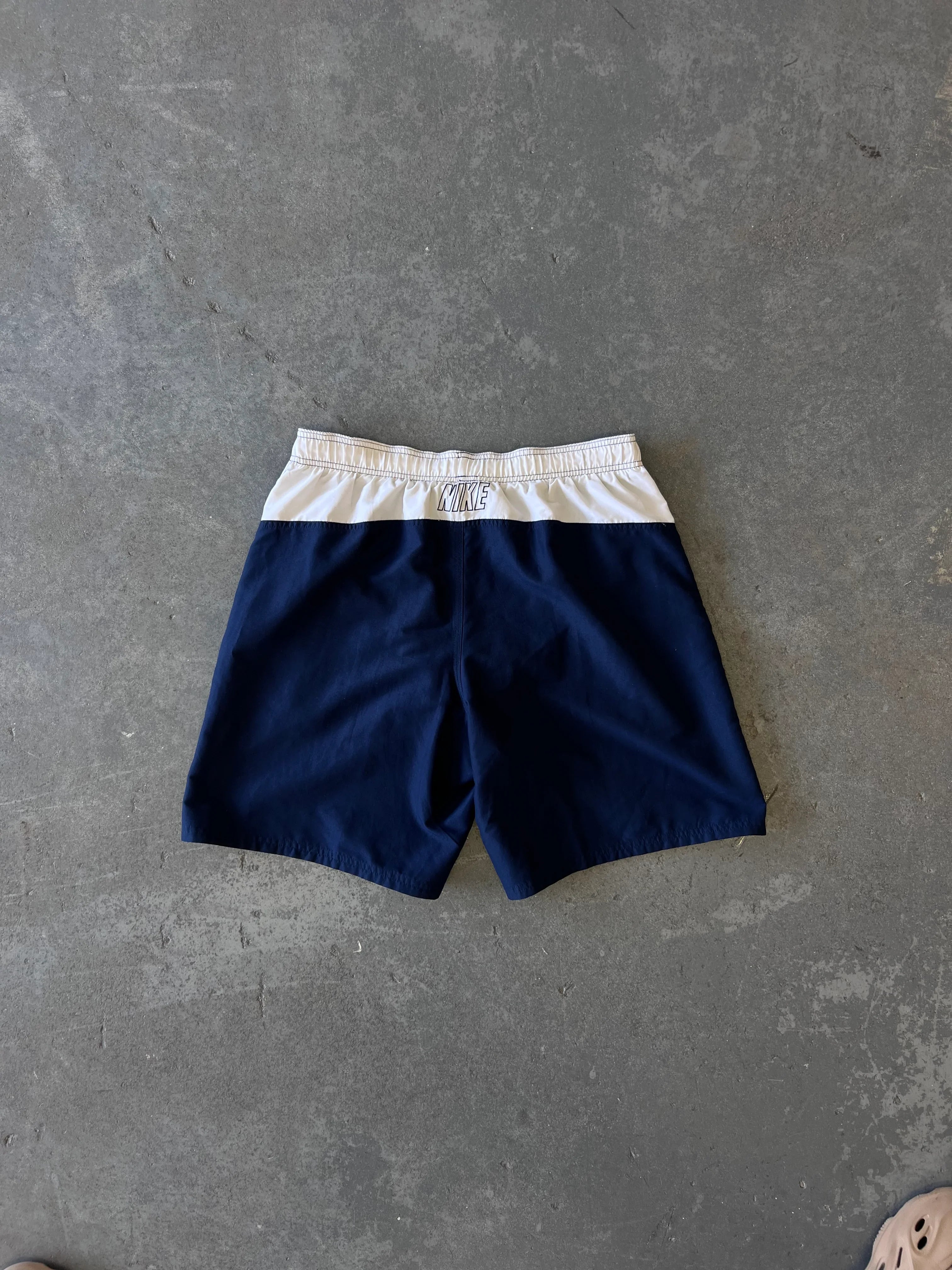 90s Navy Nike Sweatshort- Sz L