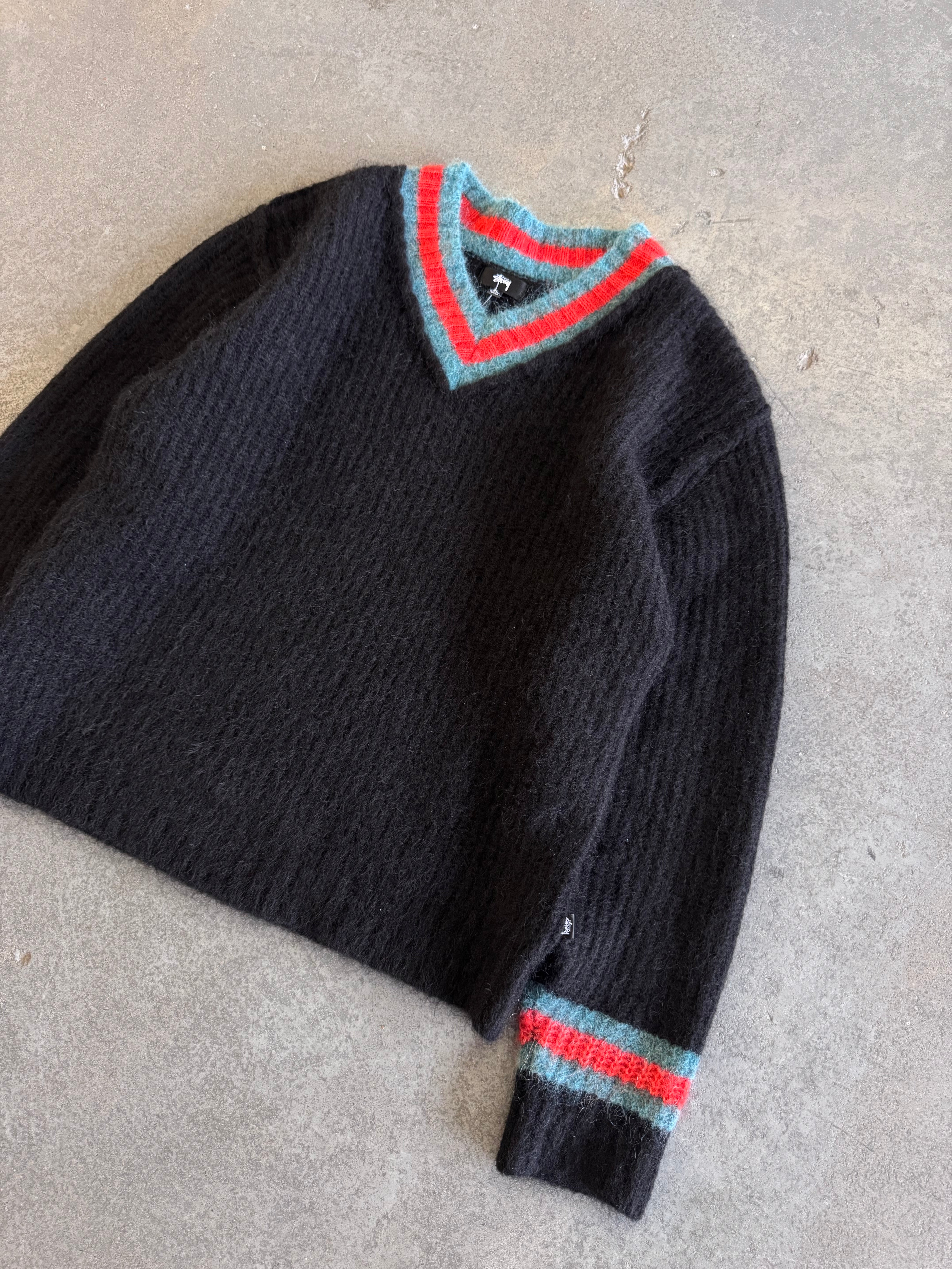 Stussy Mohair knit, - Sz XL