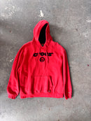 Y2K Crocs Red hoodie - Sz L