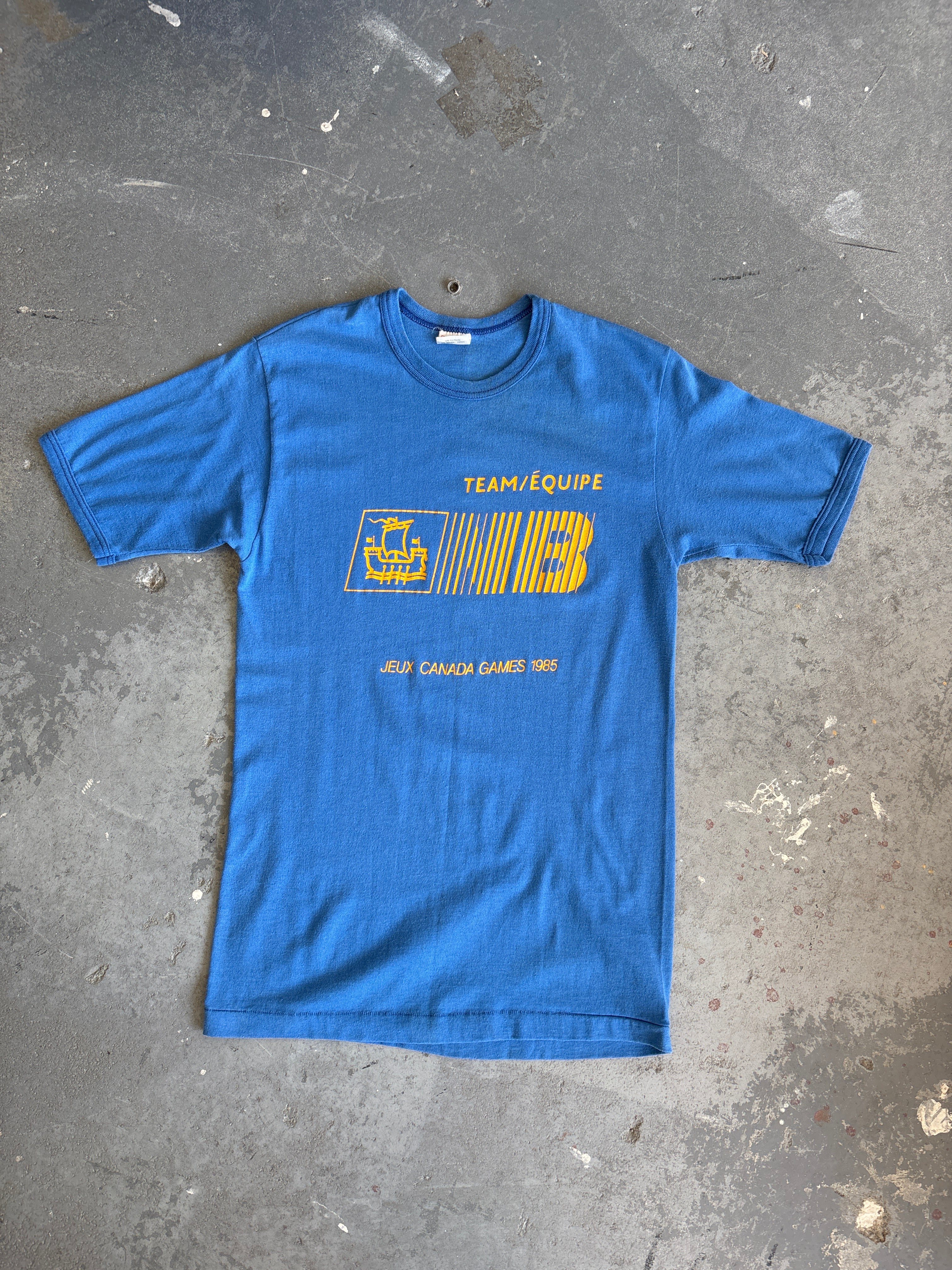 1985 Team NB ringer tee - Sz M