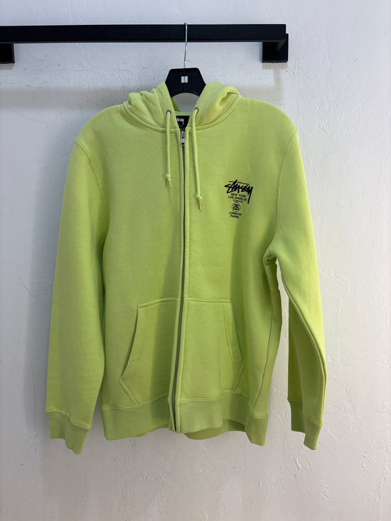 NEW Stussy Lime City Zip-Up - Size S