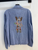 You must Create London Blue Zip Up - Size M