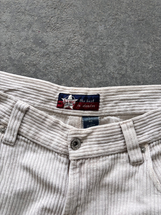 Vintage Old Navy Cream corduroy Short - Sz 33