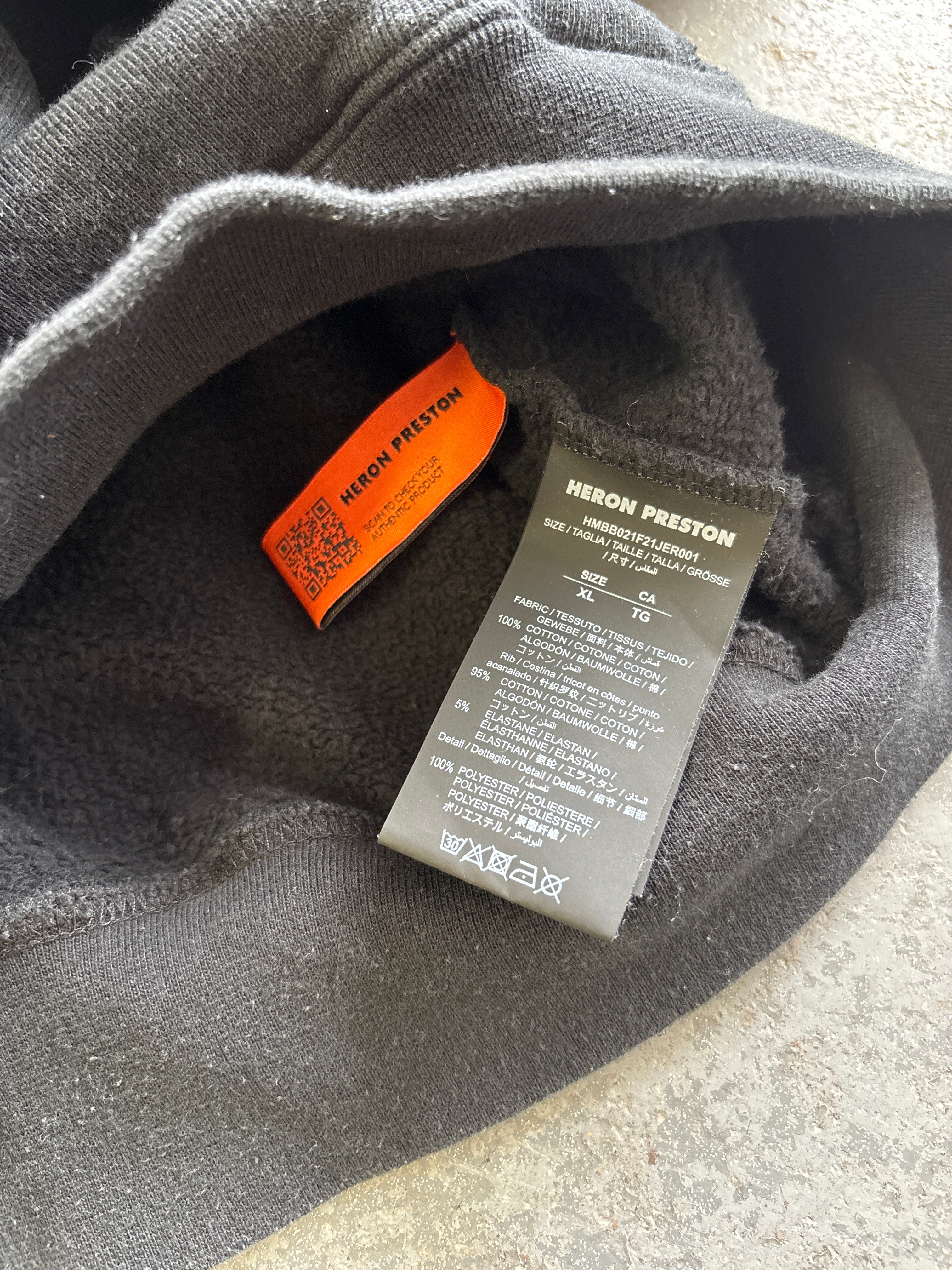 Heron Preston Split hoodie-Size L