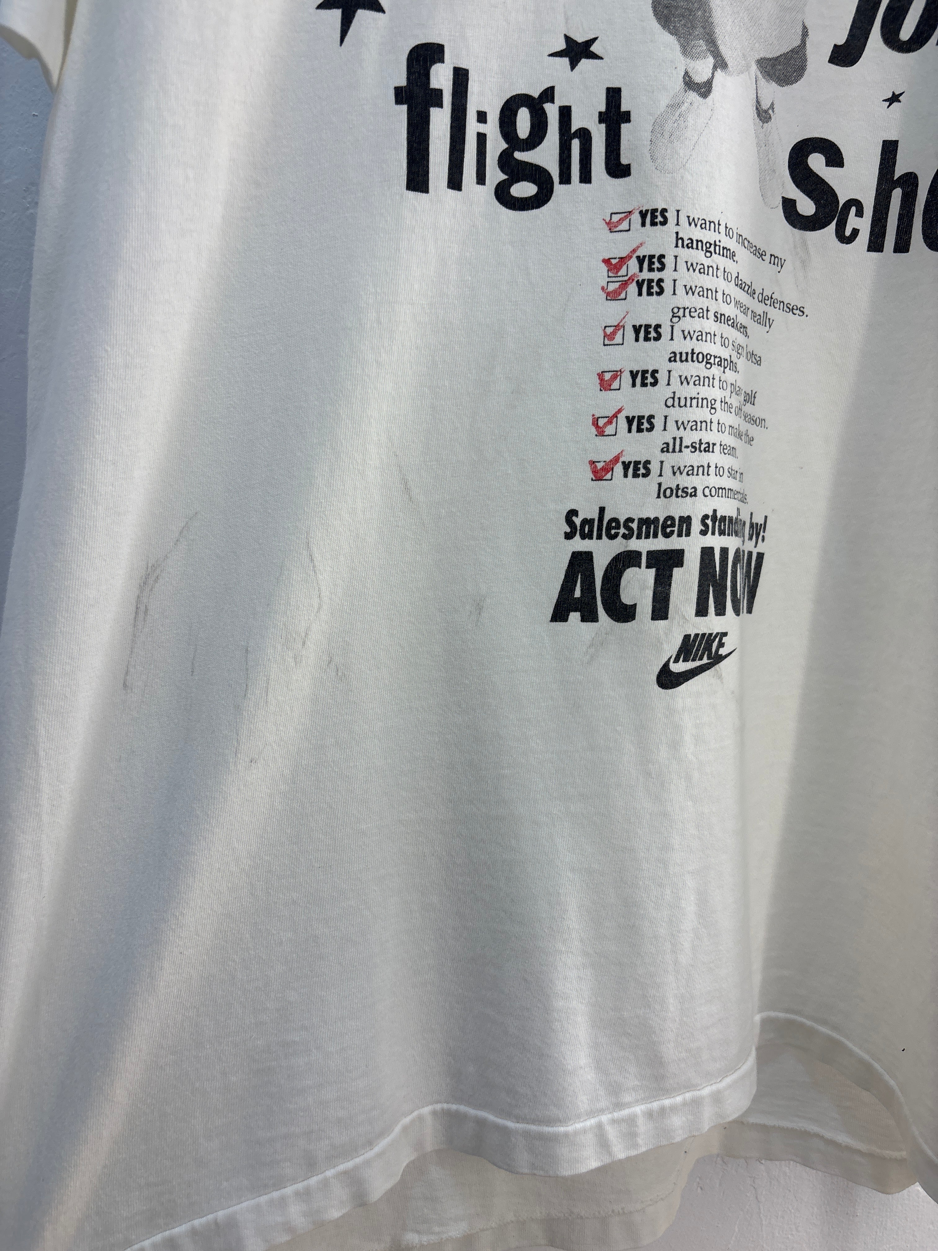 90s Nike Spike Lee- Size XL (Stained)