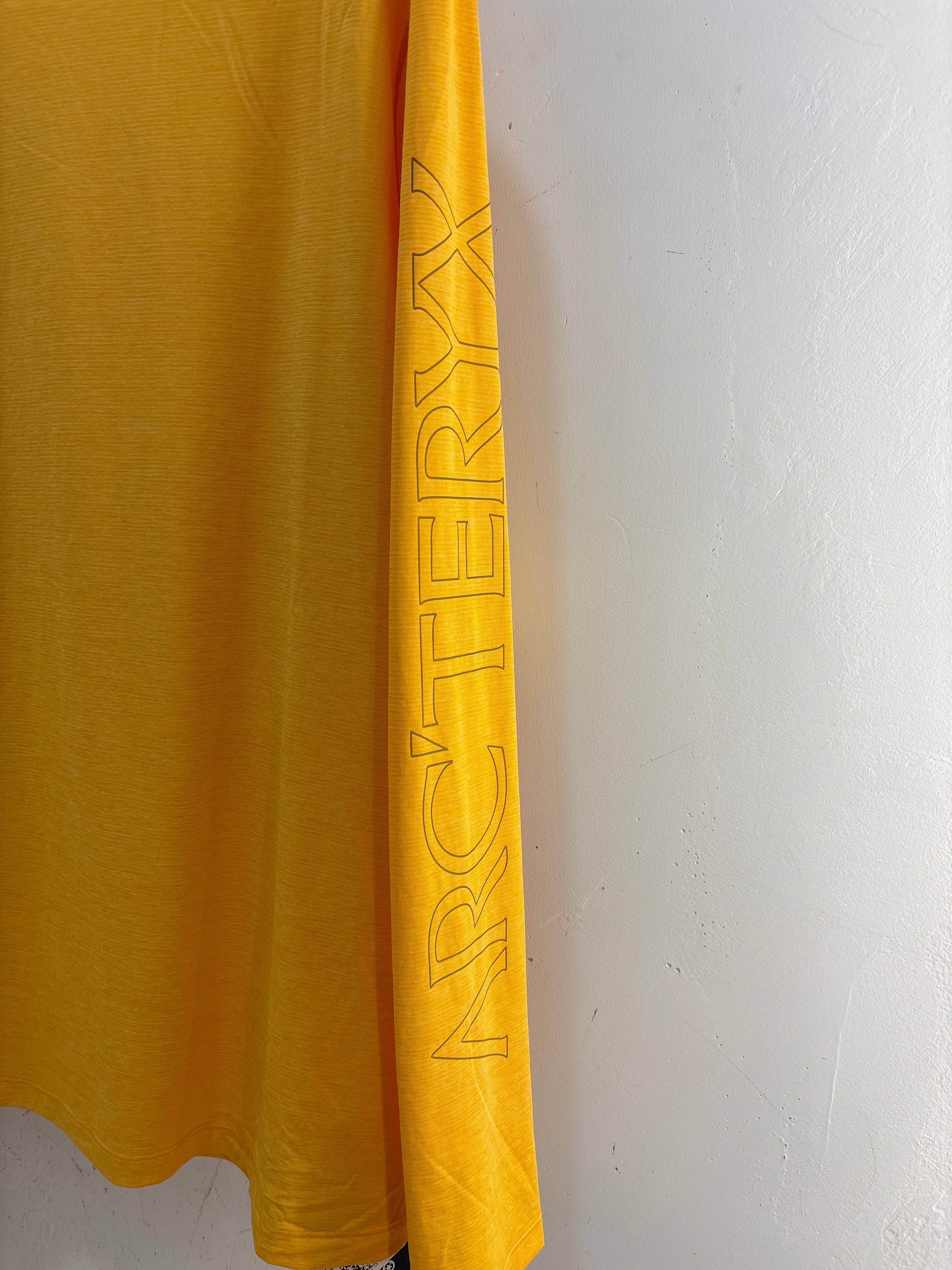 NEW Arc’teryx Cormac Yellow Longsleeve- Size L
