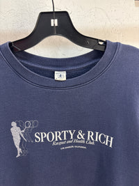 Sporty & Rich Navy Crew - Size XL