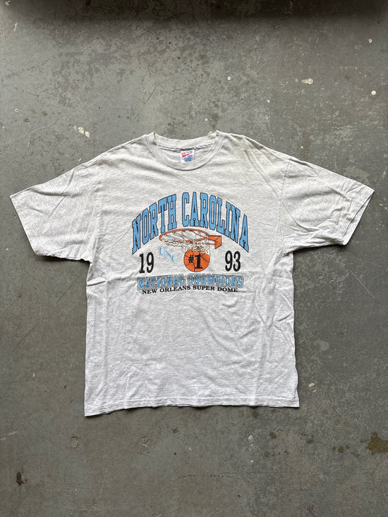 93' UNC Natiopnal Champions tee - Sz XL