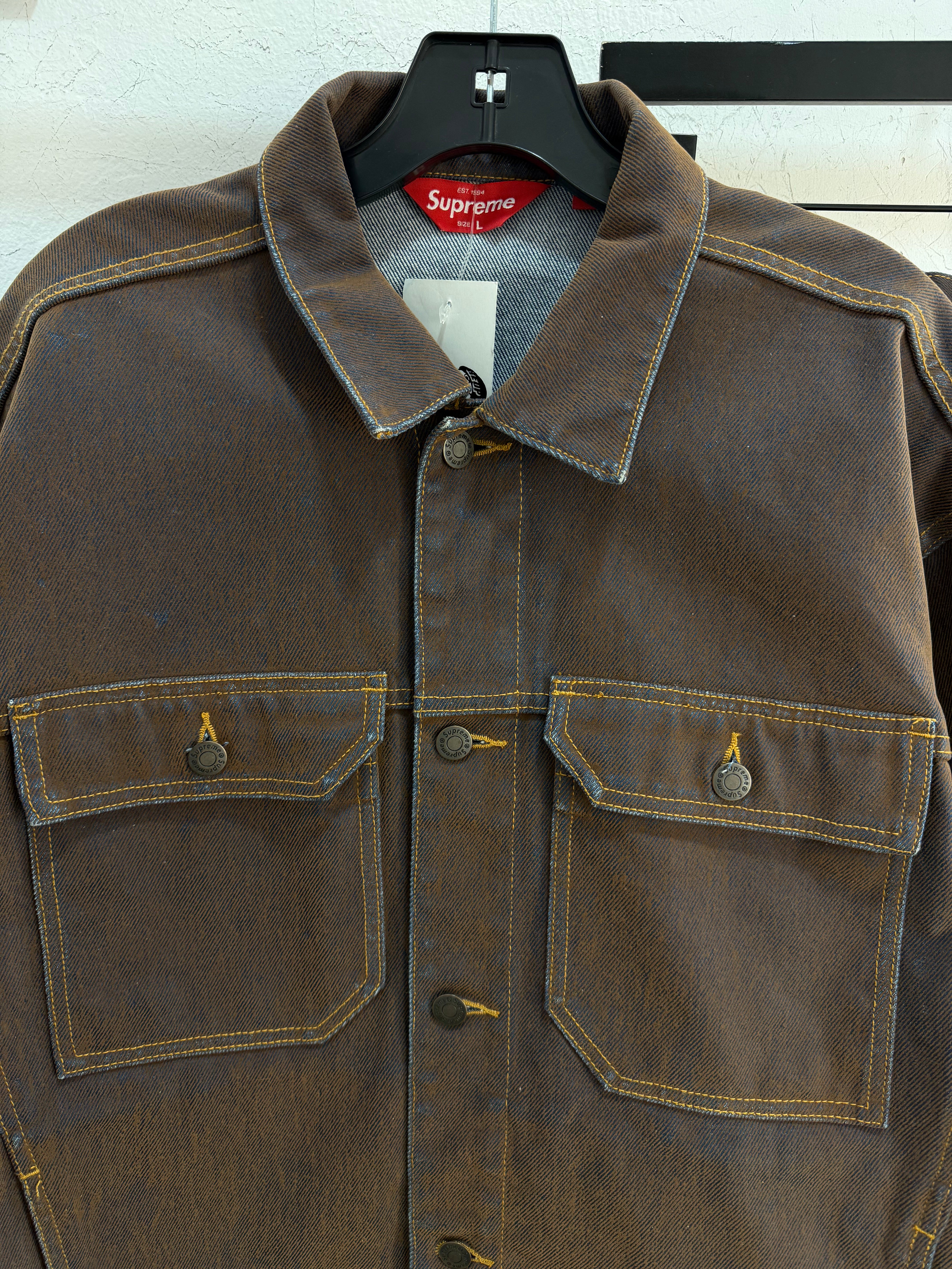 Supreme Brown Velour Set - Size L/32 US