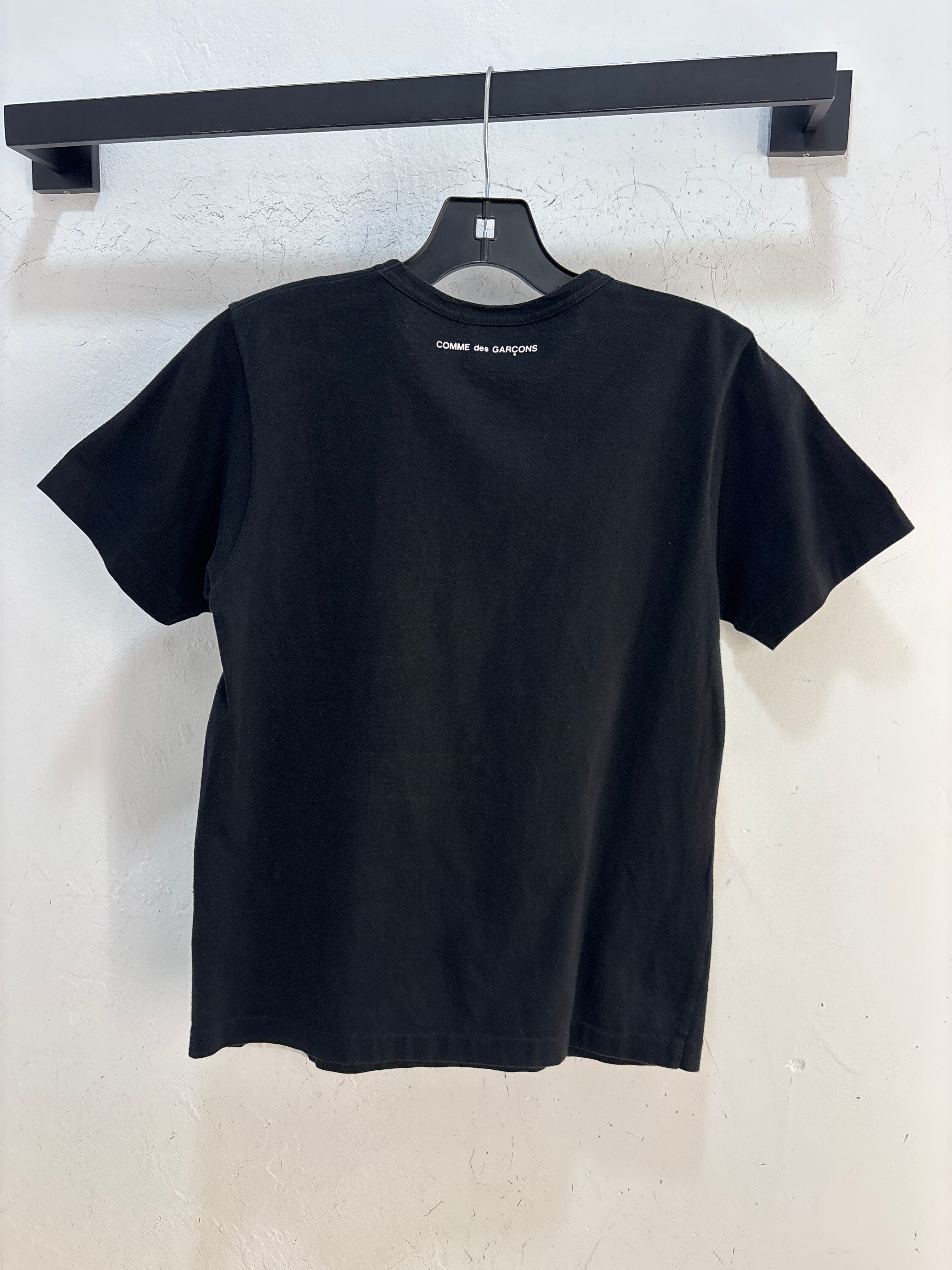 2008 CDG AOP O Black Tshirt - Size S