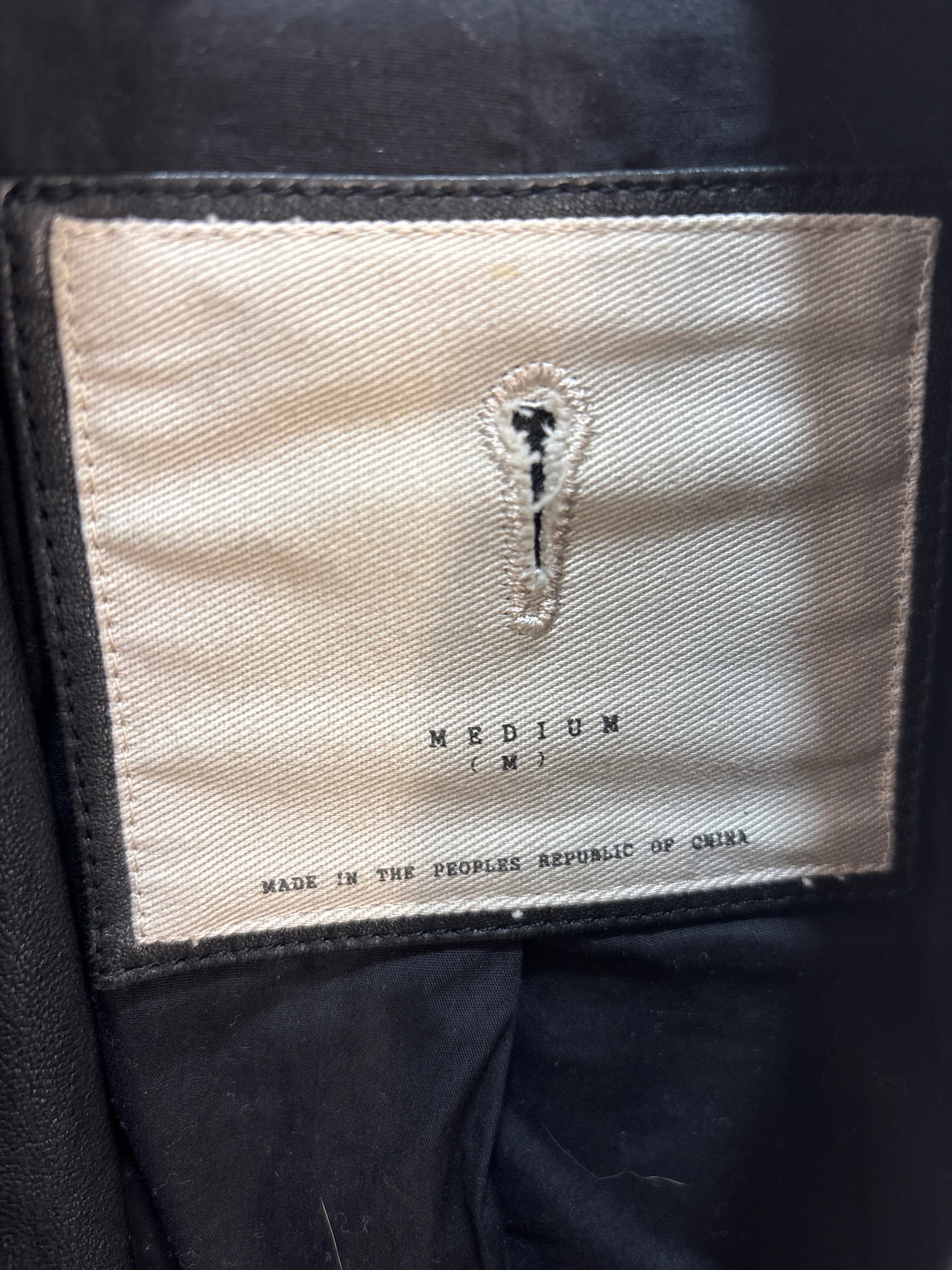 NVSL Tailors Bomber Leather Jacket - Fit S/M