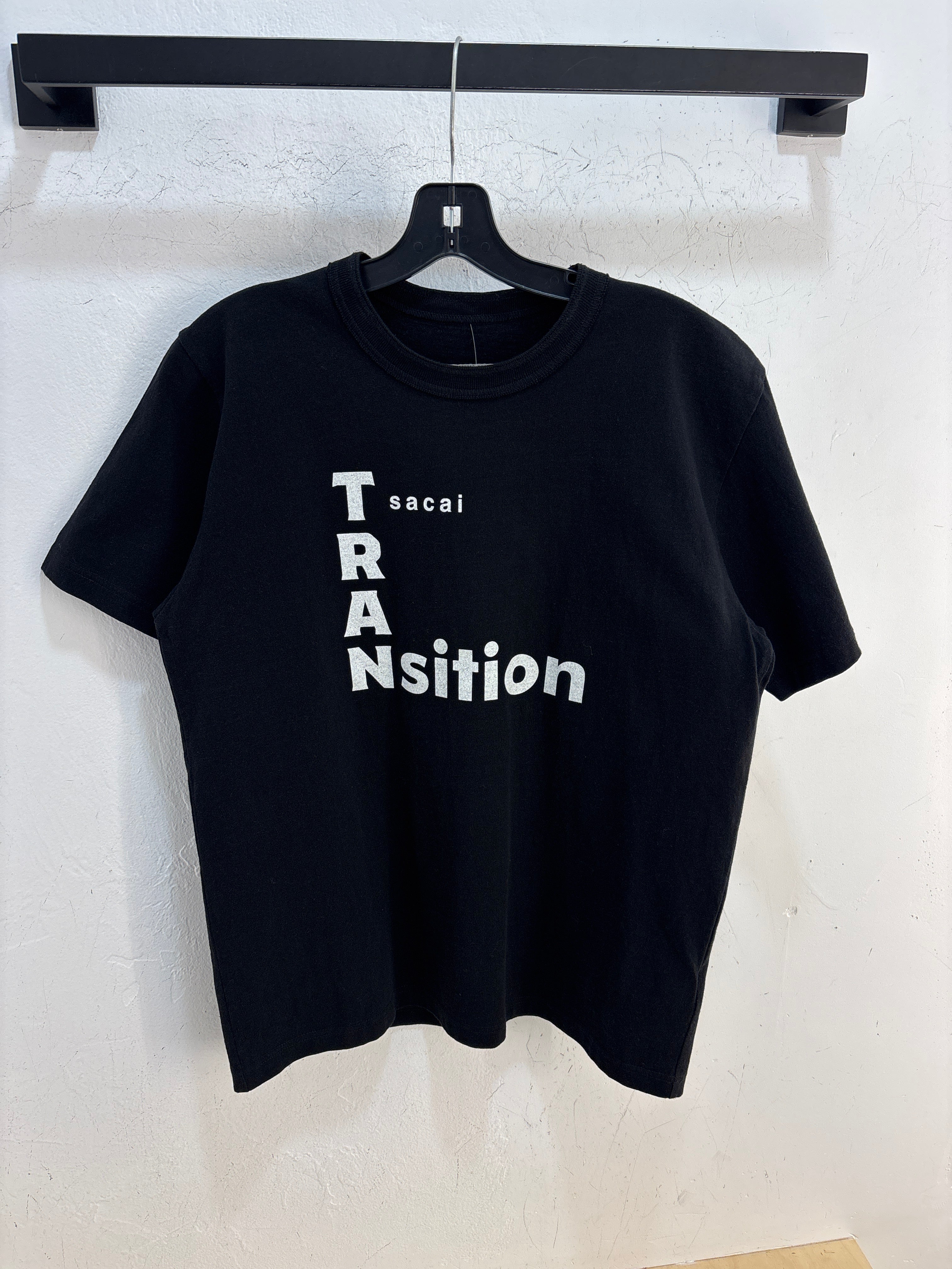 T-shirt Sacai Transition noir - Taille L (2)
