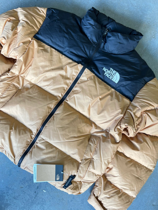 NEW The North Face 1996 Yellow/Black Nuptse Puffer - Size L