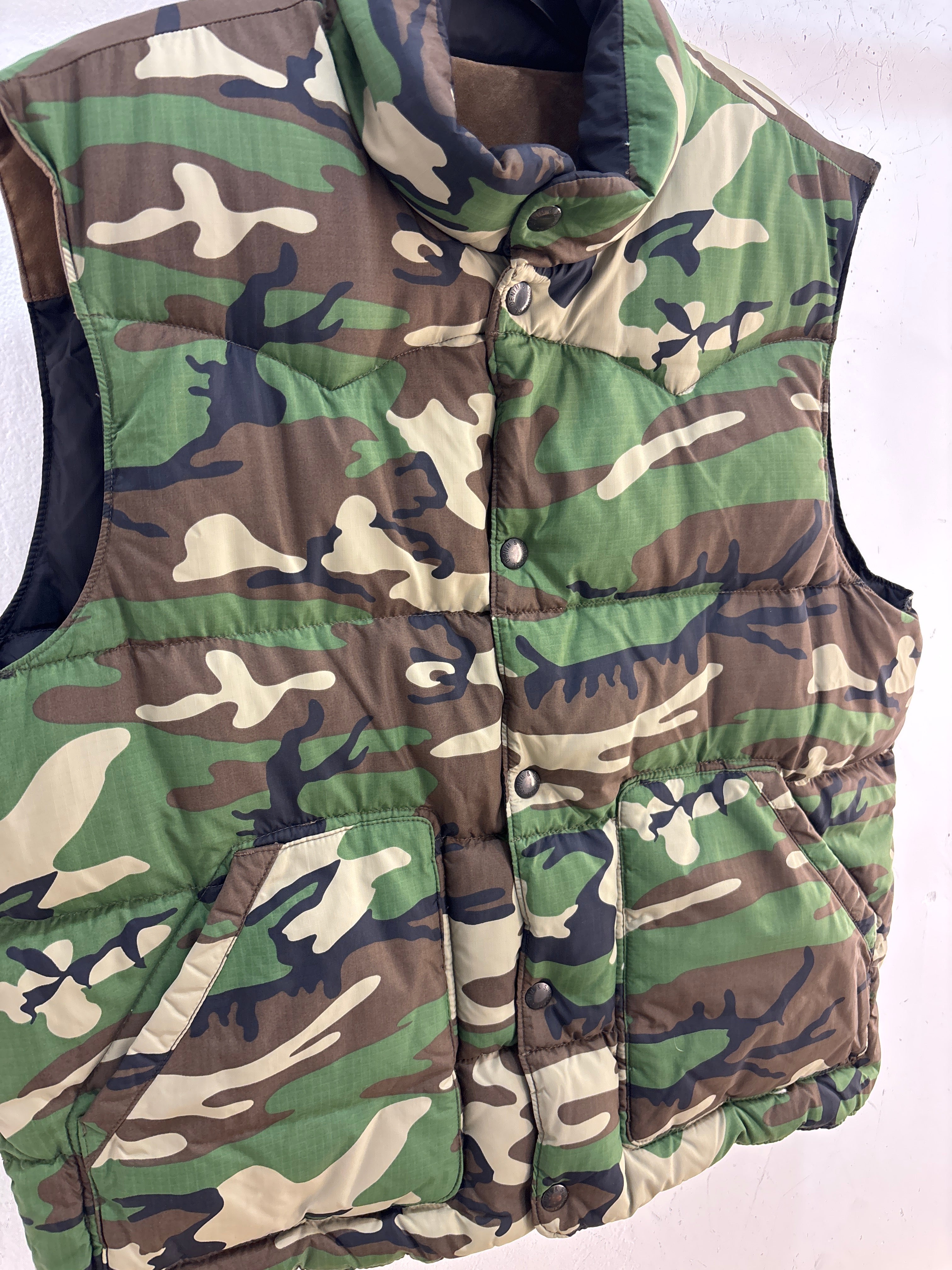 Ralph Lauren Denim & Supply Camo Puffer Vest - Size XL