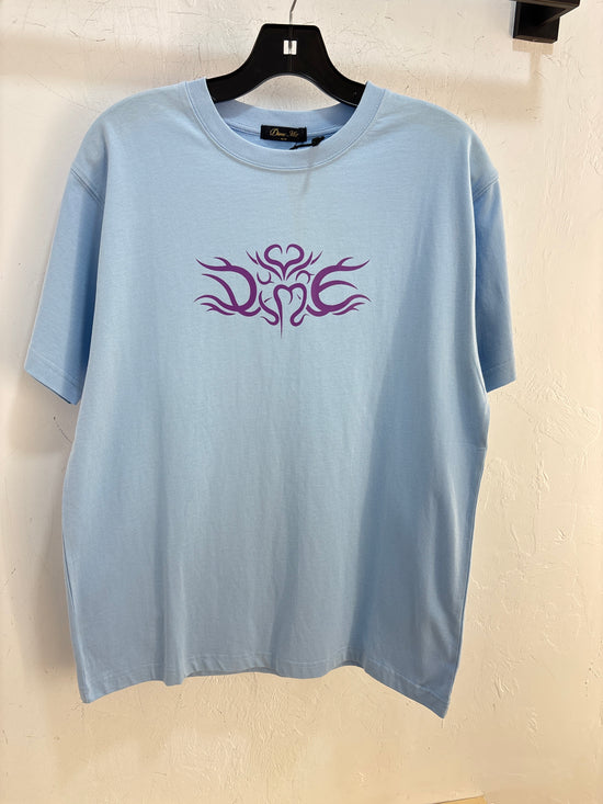 NEW Dime Baby Blue Tribal T-Shirt M