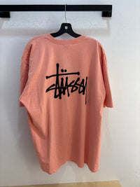 NEW Stussy Coral Logo Tshirt - Size XXL