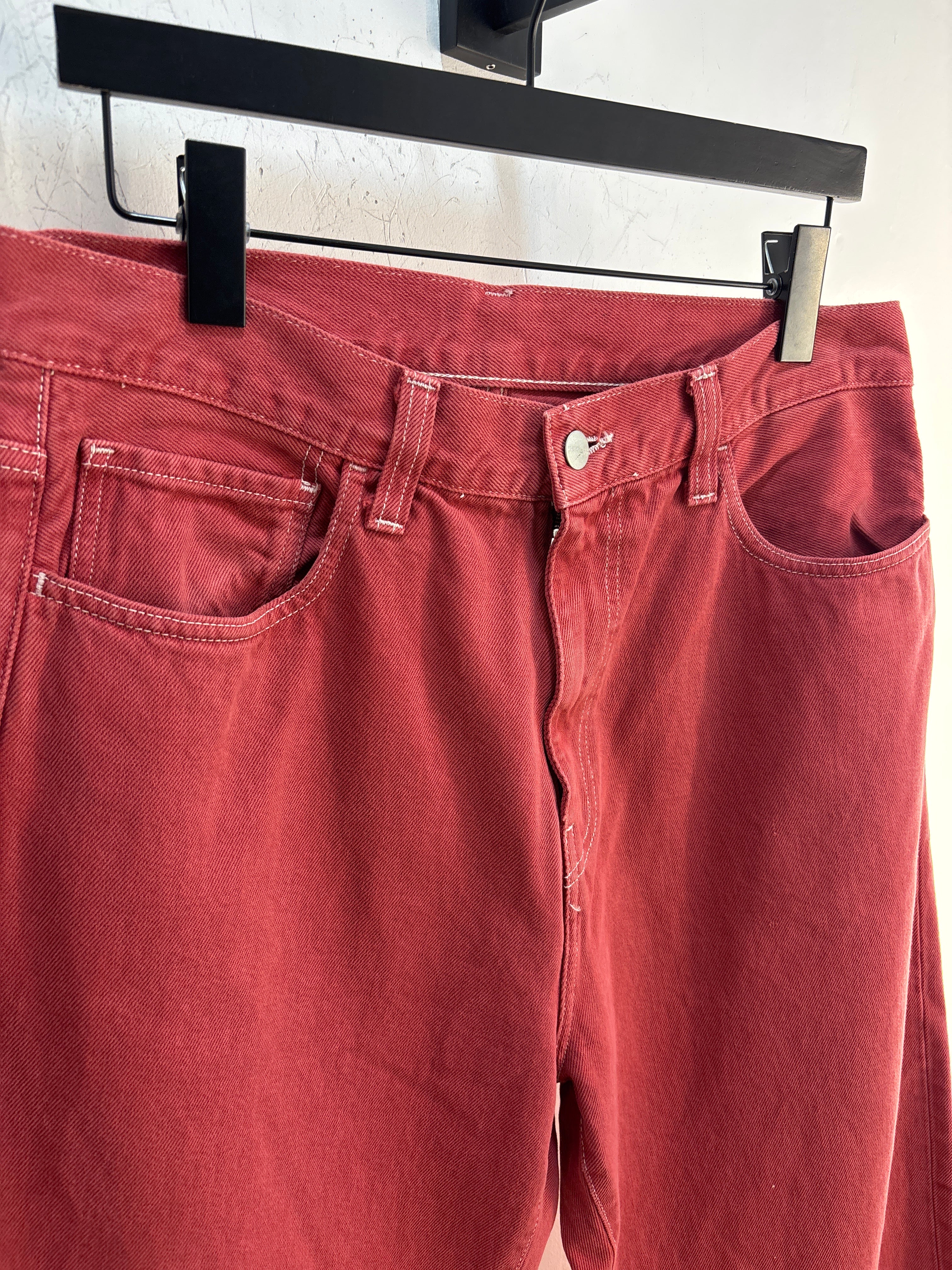 Carhartt WIP Red baggy denim - 31
