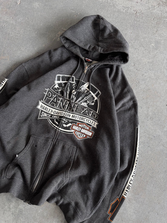 Harley-Davidson Panhead Zip-up - Sz XL