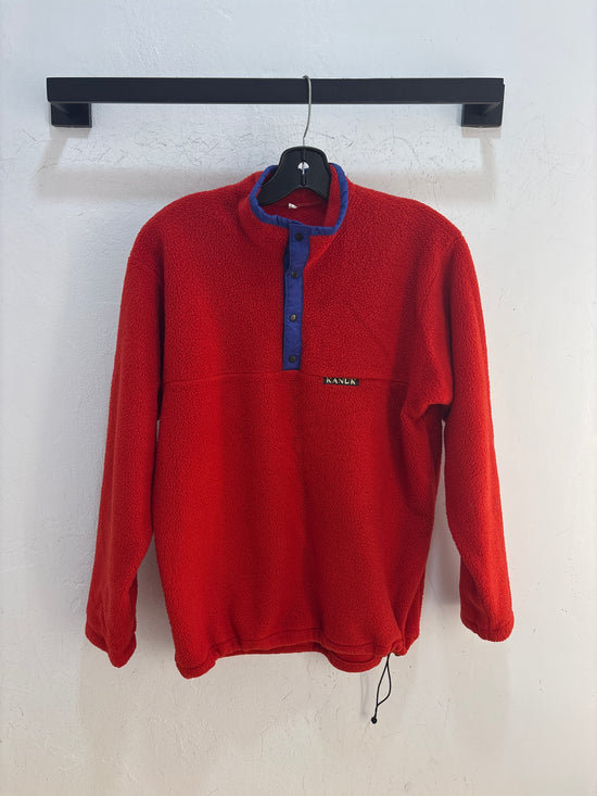 90s Kanuk Red Snap T Fleece