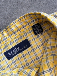 90' Truly Checkered crop Shirt - Sz M