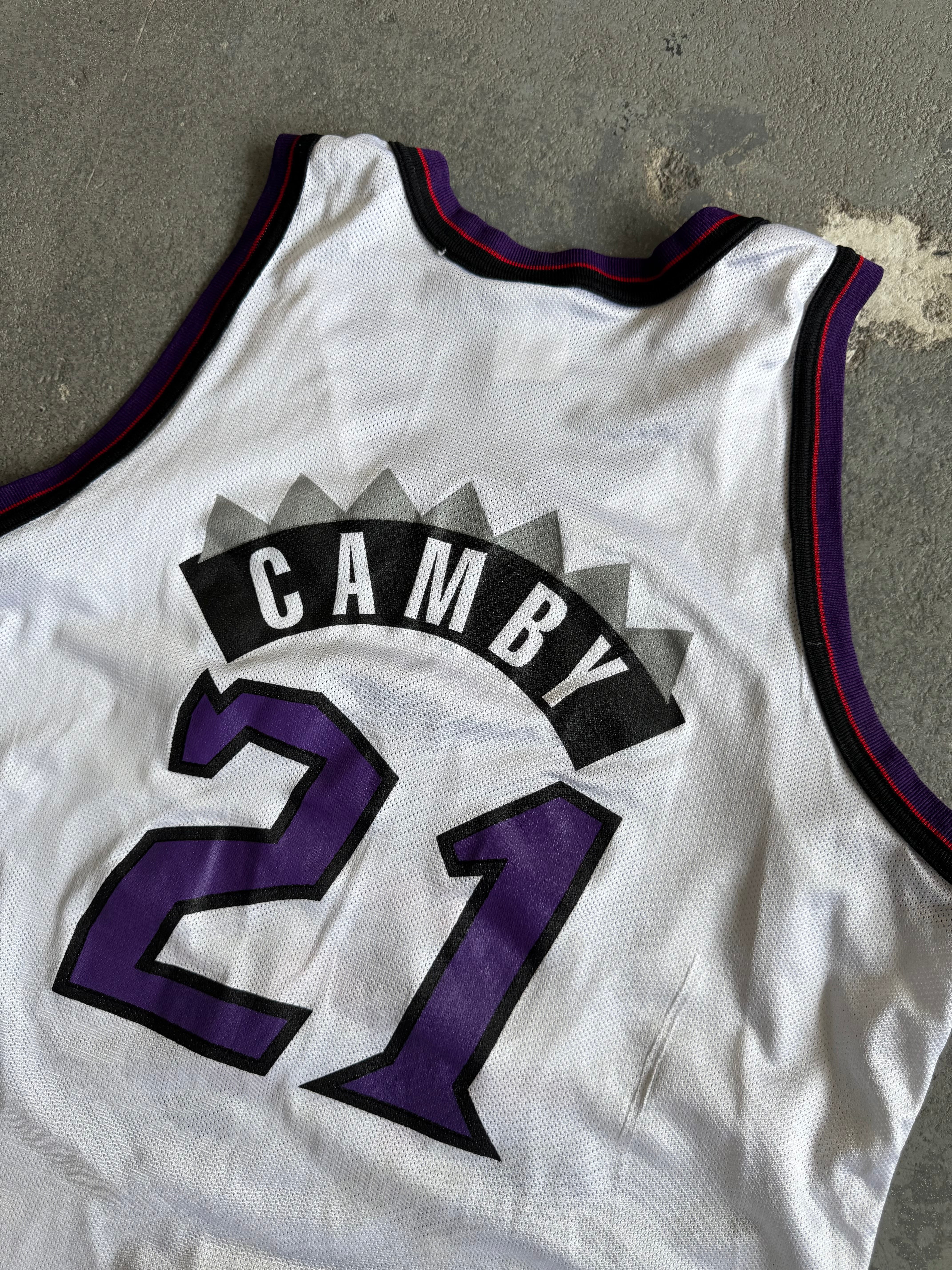 90' Champoin  Raptors Camby #21 Jersey - Sz 48(XL)