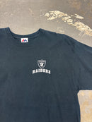 Majestic Raiders Black tee - Sz XL