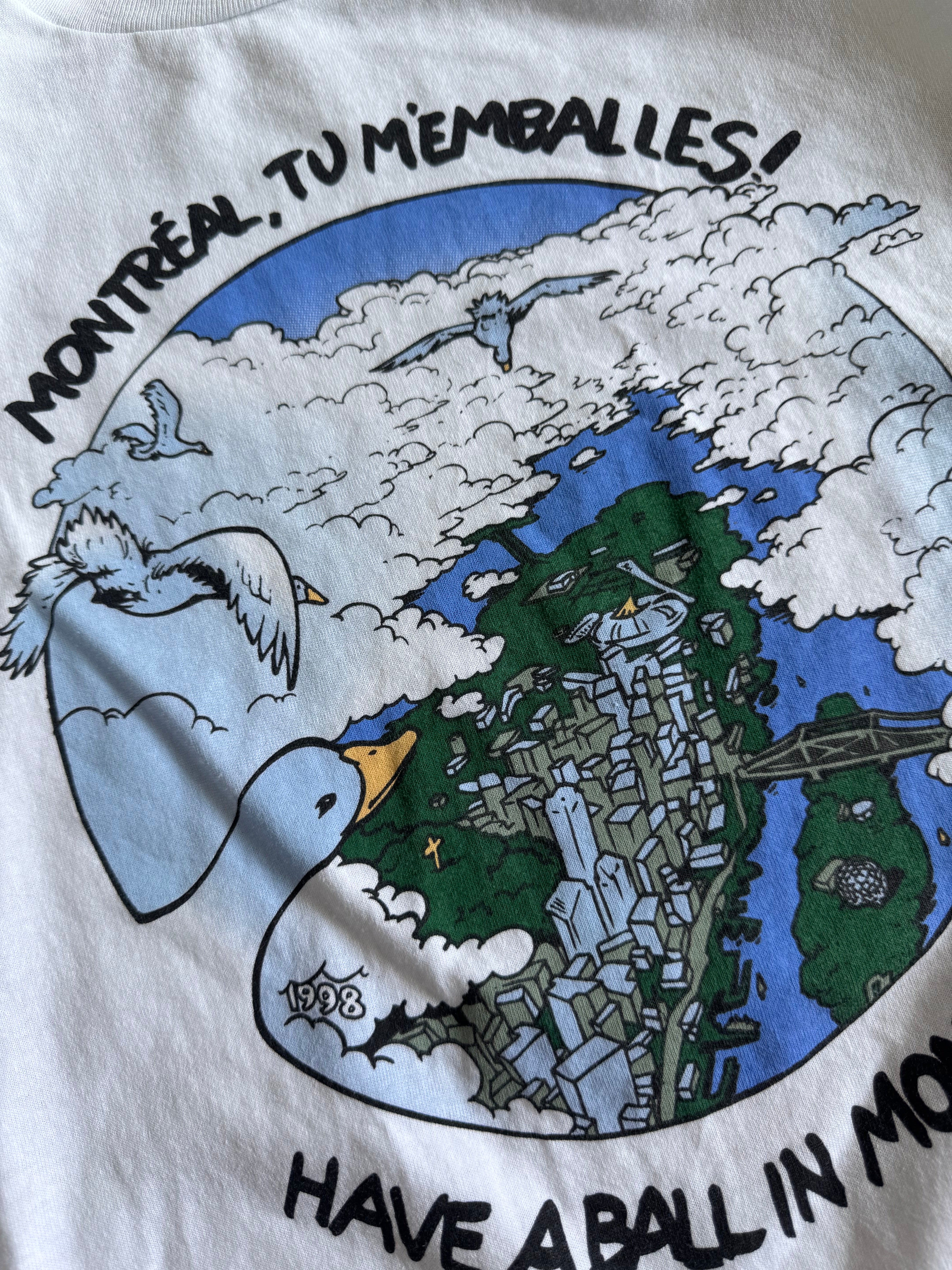 90' Montréal tu m'emballes tee - Sz XL